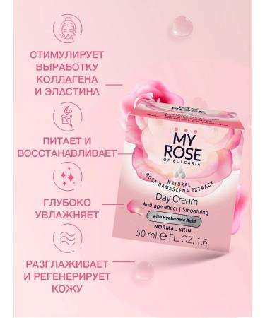 My Rose of Bulgaria A set of face creams for a daytime moisturizer from wrinkles - Buy Online on GoSupps.com