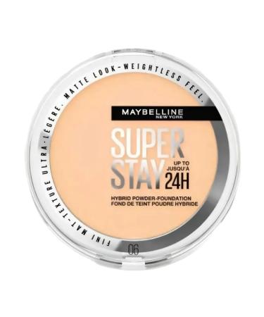 Maybelline New York Persistent Super STAY 24HR HYBRID Foundation Cream Pudder Tone 06