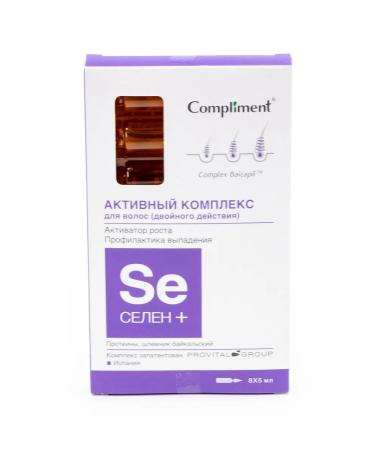Active hair complex Compliment Selenium+ 40ml 6 pcs - Buy Online on GoSupps.com