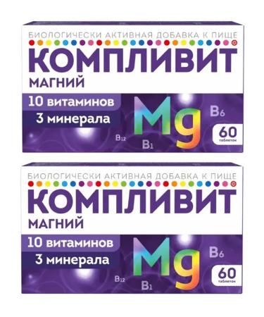 Complivit Magnesium 60 tablets 2 pcs