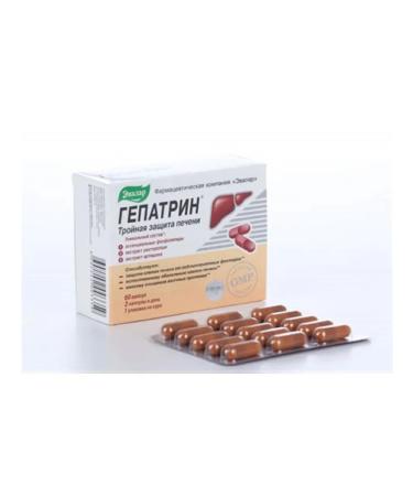 Evalar Hepatrine 60 capsules 3 pcs - Buy Online on GoSupps.com