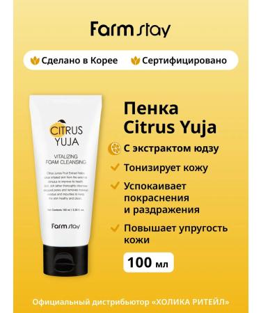 farmstay Cleaning Korean foam for washing with vitamin C