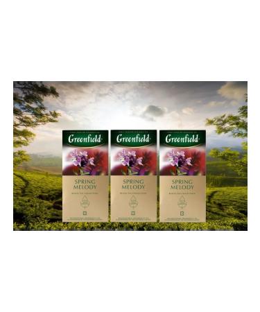 Greenfield Black Spring Melody in bags 3 packs 75pcs
