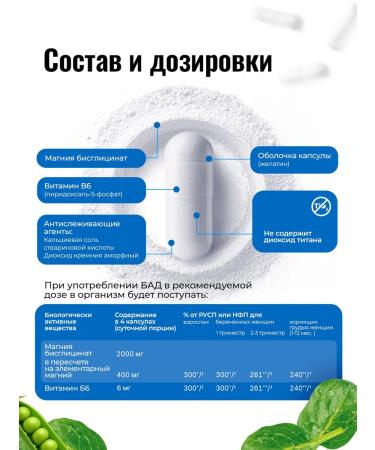 TORBAD Magnesium Helat for pregnant women + B6 in capsules - Buy Online on GoSupps.com