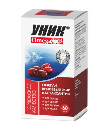 Unique Omega-3 krishy fat caps x60 - Buy Online on GoSupps.com