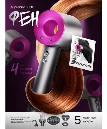 FGS Hair hair dryer professional with nozzles powerful
