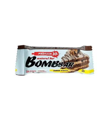 BombBar Protein bar 60 g of Danish biscuit 1pc