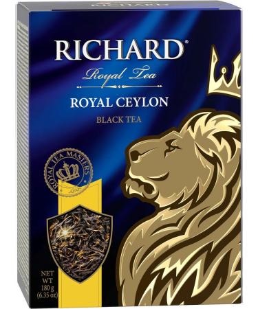 Richard Royal Ceylon tea black large -leaf 180g x 1 pcs
