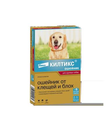 Elanco Kiltiks collar from ticks and fleas for dogs of large rocks