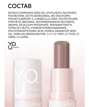 RELOUIS Glade for the lips Y.O.u. REALLY NUDE MOOOD TOP 01 - Buy Online on GoSupps.com