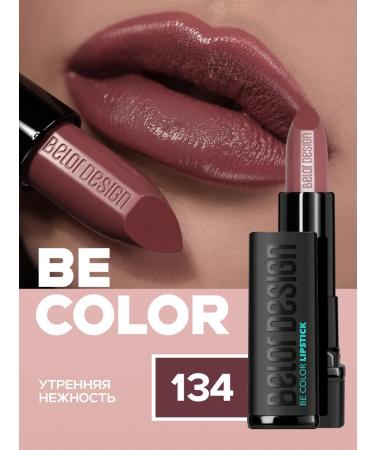 BELOR DESIGN Moisturizing lipstick for lips tone 134 satin