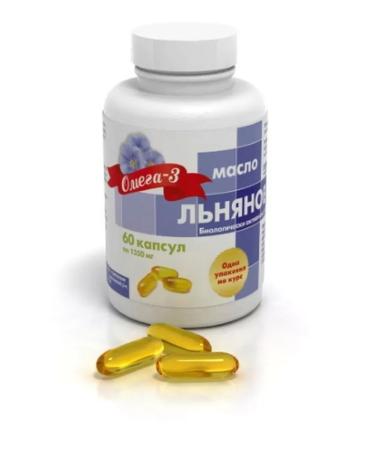 RealCaps JSC Linseed oil first cold squeeze 1.0 n60 caps - 2 pcs