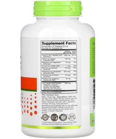 NutriBiotic Ascorbate Bio-C Vitamin C 227 g - Buy Online on GoSupps.com