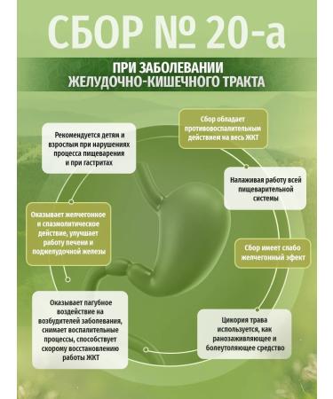 Herbs of the Caucasus Collection No. 20A with gastrointestinal tract disease - Buy Online on GoSupps.com