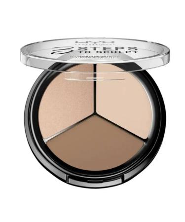 NYX Professional Makeup Face sculptor contouring 3 stps to sculpt tone Fair - Buy Online on GoSupps.com