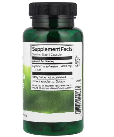 Nature's Way Swanson Gymnema Sylvestre Leaf - Buy Online on GoSupps.com