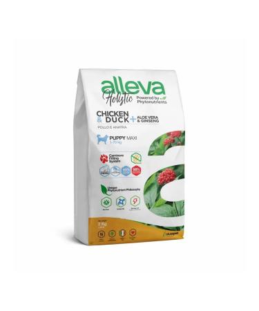 Alleva Dry food for puppies with chicken duck and aloe vera - 2 kg