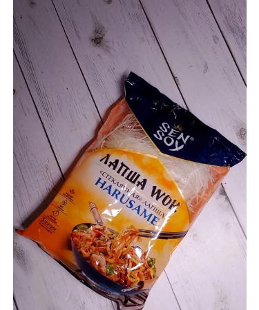 SenSoy Harusame wok bobban noodles "Glass" for frying (150g) - Buy Online on GoSupps.com