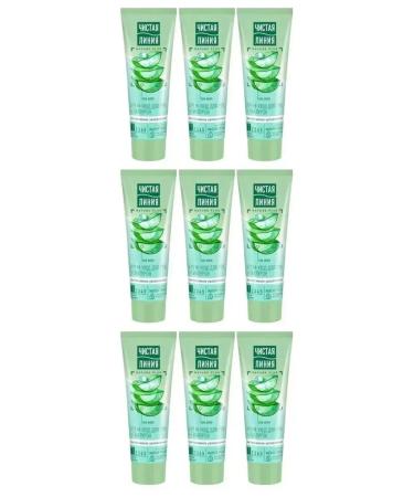 Clean line Cream-cream for hands intensive moisturizing with aloe juice 9 pcs