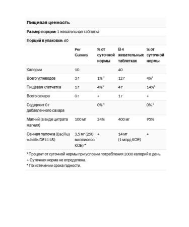 Garden of Life Magnesium with prebiotics and probiotics taste ramp 60 tablets - Buy Online on GoSupps.com
