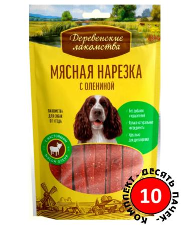 Country delicacies A treat for a dog cutting with a venison 10 pcs