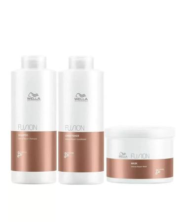 WELLA Fusion shampoo shampoo from brittle hair 1000 ml - Buy Online on GoSupps.com