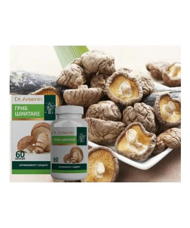 Dr Arsenin Naturotherapy Shiitak mushroom complex of vitamins dietary supplement for immunity - Buy Online on GoSupps.com