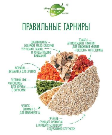 Altai lifestyle Correct side side license barns with mushrooms and dried tomatoes - Buy Online on GoSupps.com