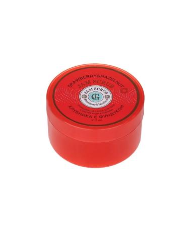 LOREN COSMETIC Jam-scrub for shower strawberries with a hazelled jam scube 210 ml