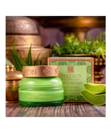 SPA CEYLON Face cream matting SPF 5+ "him and tea tree" - Buy Online on GoSupps.com
