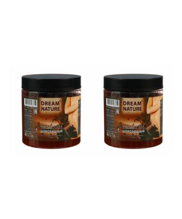 DREAM NATURE Body scrub chocolate 720 g 2 pcs