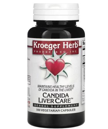 Kroeger Herb Co Kroeger Herb Candida Liver Care - 100 Vegetarian Capsules