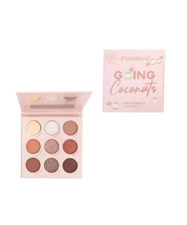 FARRES cosmetics Feature shadows palette shiny matte nude - Buy Online on GoSupps.com