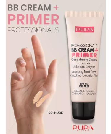 PUPA BB cream primer for oily skin 001 matte - Buy Online on GoSupps.com