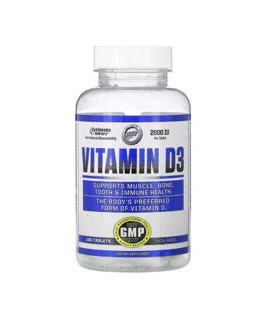 Hi-Tech Pharmaceuticals Vitamin D3 2000 IU 100 tab. Hi-Tech USA