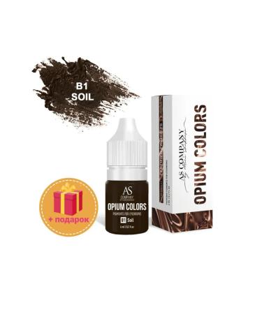 AS COMPANY BY ALINA SHAKHOVA AS-Company pigment for permanent eyebrow makeup B1 SOIL (OPIUM COLORS) 6 ml