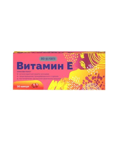 BIOFORTE Vitamin E capsules 350 mg 30 pcs - Buy Online on GoSupps.com