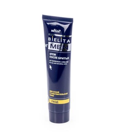 BIELITA/ Belita For Man Cream after shaving male 100ml - Buy Online on GoSupps.com