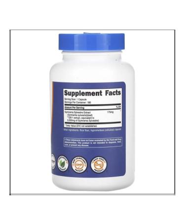 Nutricost Jimnema Sylvester 3500 mg 180 capsules - Buy Online on GoSupps.com