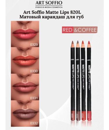 ART SOFFIO Matte lip pencil - Buy Online on GoSupps.com