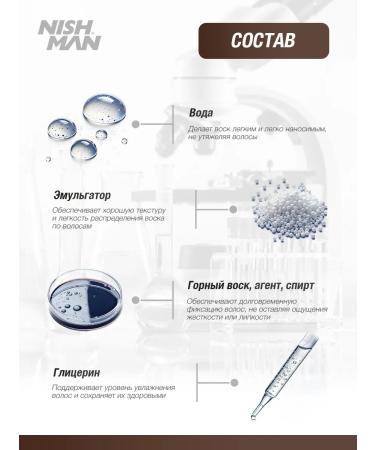 NISHMAN Hair wax 08 MATTE 150 ml - Buy Online on GoSupps.com