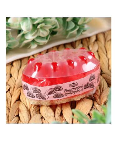 Dobroparov Massage soap with Luffa "Cherry Strael" - Buy Online on GoSupps.com