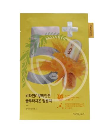 Numbuzin Fabric mask No.5 vitamin spotlight Sheet Mask 1 pc
