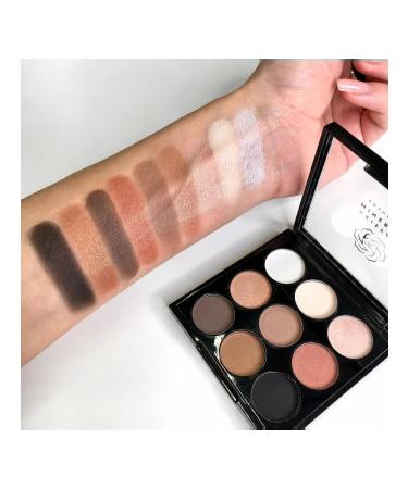 Crystal Minerals Cosmetics Palette of mineral natural shadows 9pcs. C801 - Buy Online on GoSupps.com
