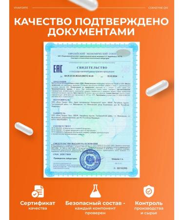 VivaForte Coenzyme Q10 120 Capsules for skin and hair 100 mg - Buy Online on GoSupps.com