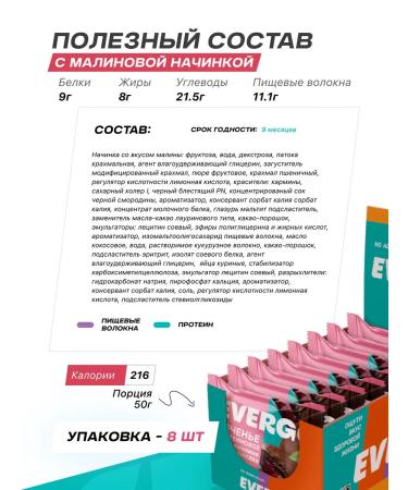 EVERGO Protein cookies without sugar Assorted 8pcs 50 g - Buy Online on GoSupps.com