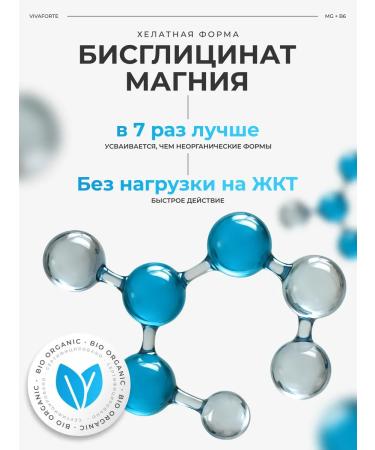 VivaForte Magnesium Helat B6 60 capsules - Buy Online on GoSupps.com