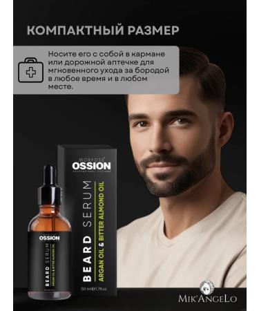 MORPHOSES Hair and beard with almond oil Ossion 50ml - Buy Online on GoSupps.com