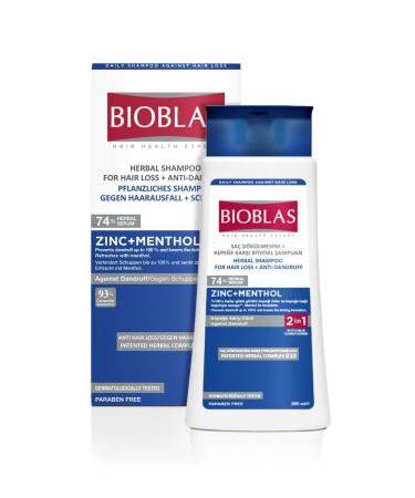 BIOBLAS Shampoo with pyrithion against dandruff and falling 360ml x 2pcs
