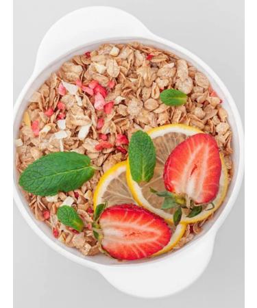 Altai lifestyle Correct breakfasts of muesli with lemon and strawberry 220 g - Buy Online on GoSupps.com